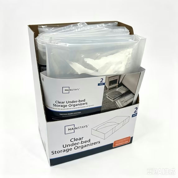 Clear Under-Bed Storage Bags