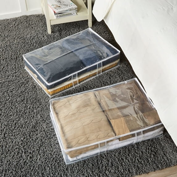 Clear Under-Bed Storage Bags