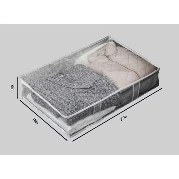 Clear Under-Bed Storage Bags
