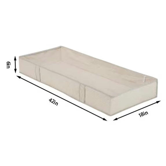 Canvas Under-Bed Storage Organizer